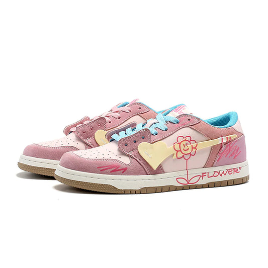 Happy Flower Canvas Shoes (a)